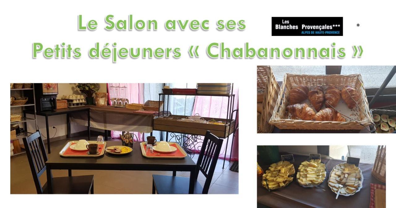 Les Blanches Provençales Acomodação com café da manhã Selonnet Exterior foto